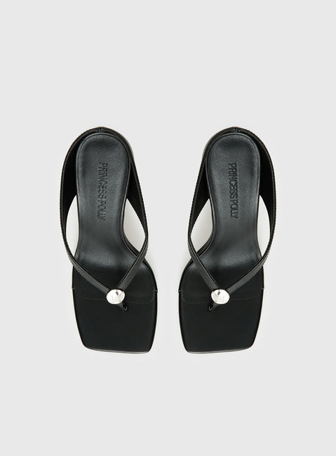 Two Summers Wedge Heels Black