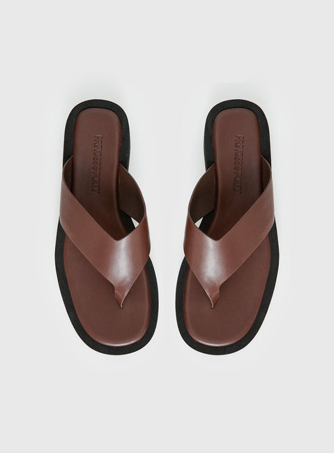 Remi Sandals Chocolate