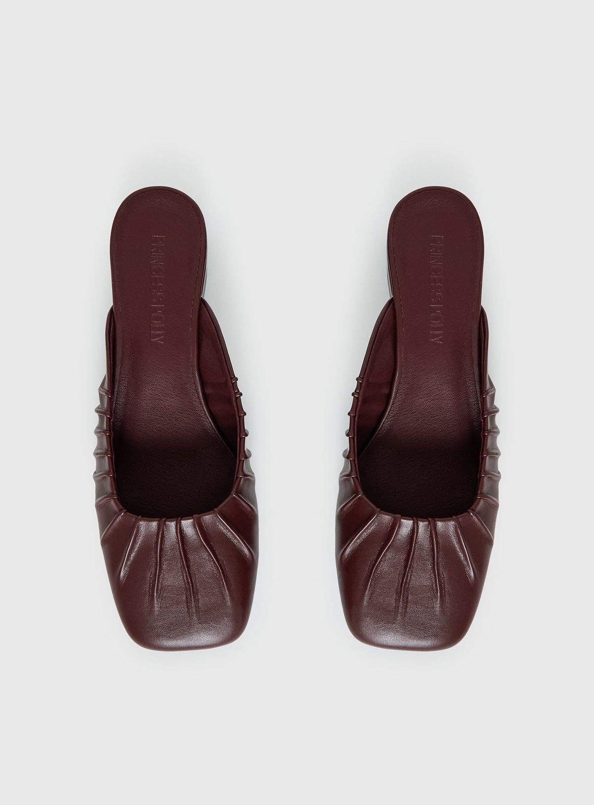 Larietta Ballet Heels Burgundy