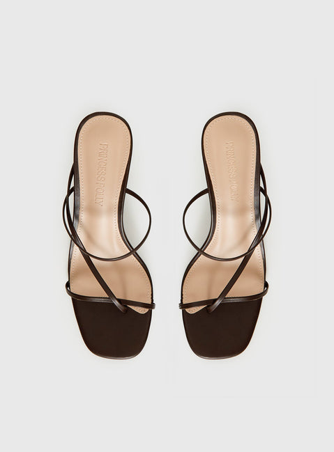 The Becka Heels Chocolate