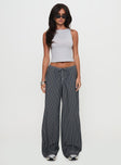 Terrance Baggy Pant Grey Stripe