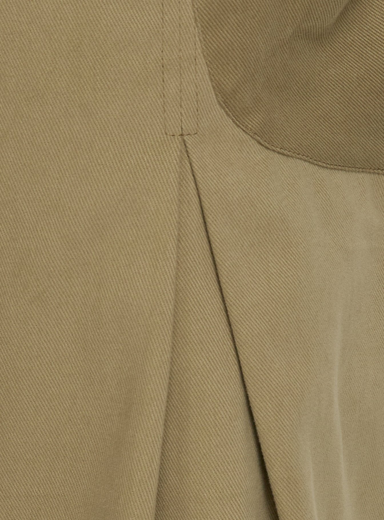 Featuring the Iria Capri Trouser Khaki womens-regular-pants with mid-rise waist detail Princess Polly