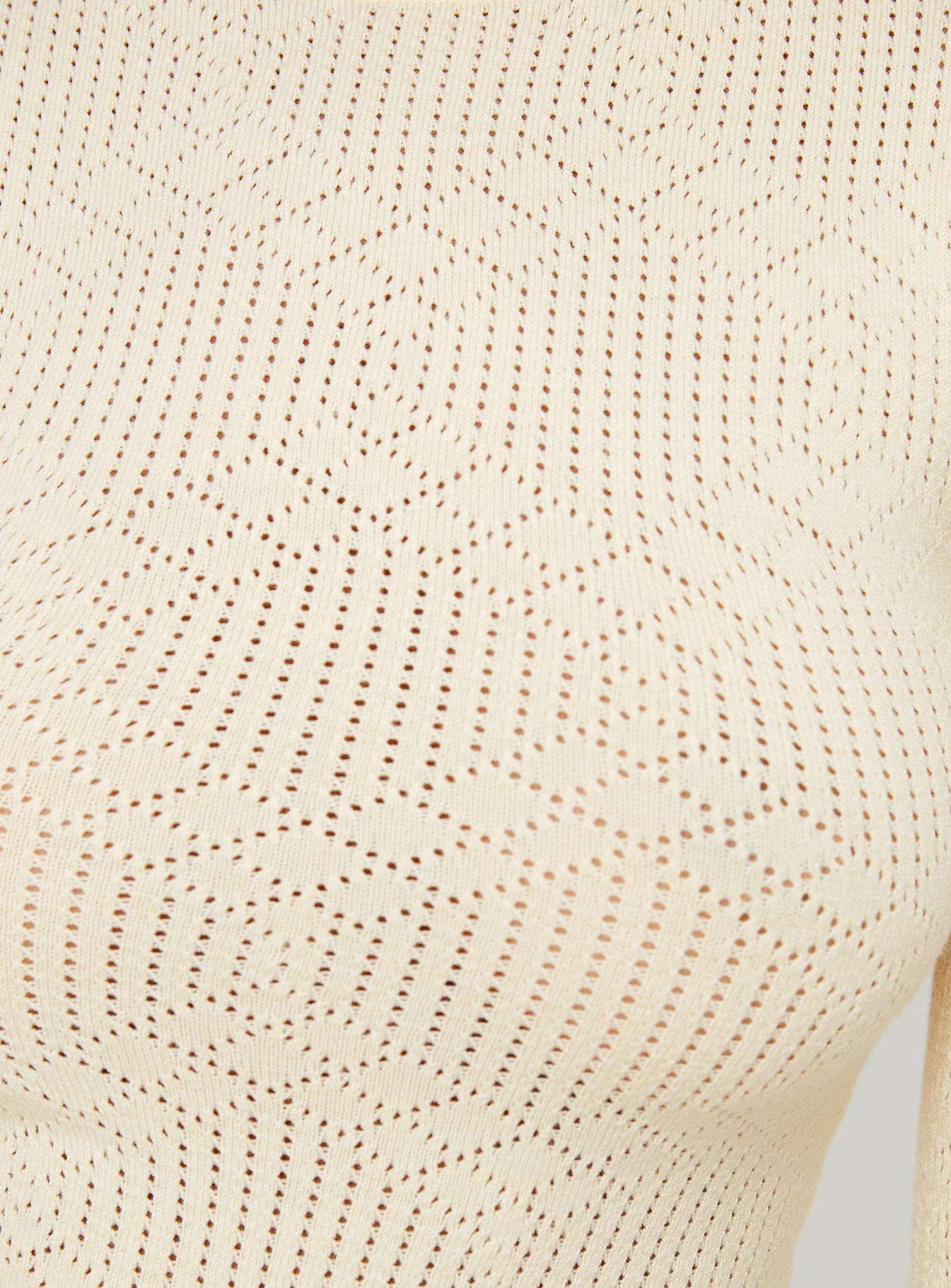 product Princess Polly Carouso Long Sleeve Bodysuit Cream Full Sleeves Crew Neck 