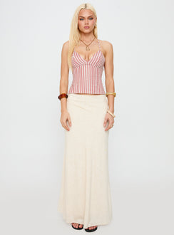 Candid Top Red Stripe