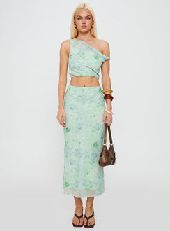 Devereaux One Shoulder Set Green