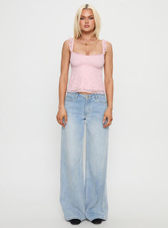 Madaleine Lace Top Pink