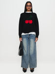 My Dear Knit Sweater Black