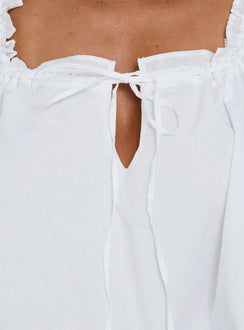 Swing Mini Dress White