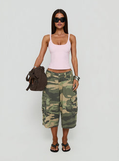 Kasper Cinched Vest Top Marshmallow Pink