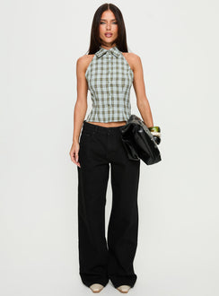 Serenitia Mid Rise Relaxed Jeans Jet Black