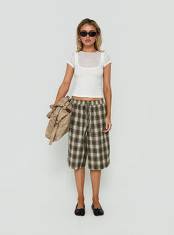 In Time Layered Top Weiß