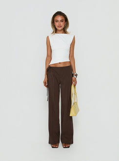 Mystro Cut Out Top White