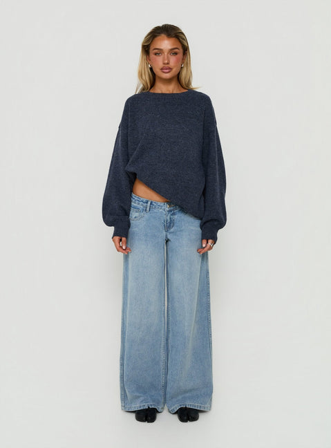 Ryanna Pullover Marineblau