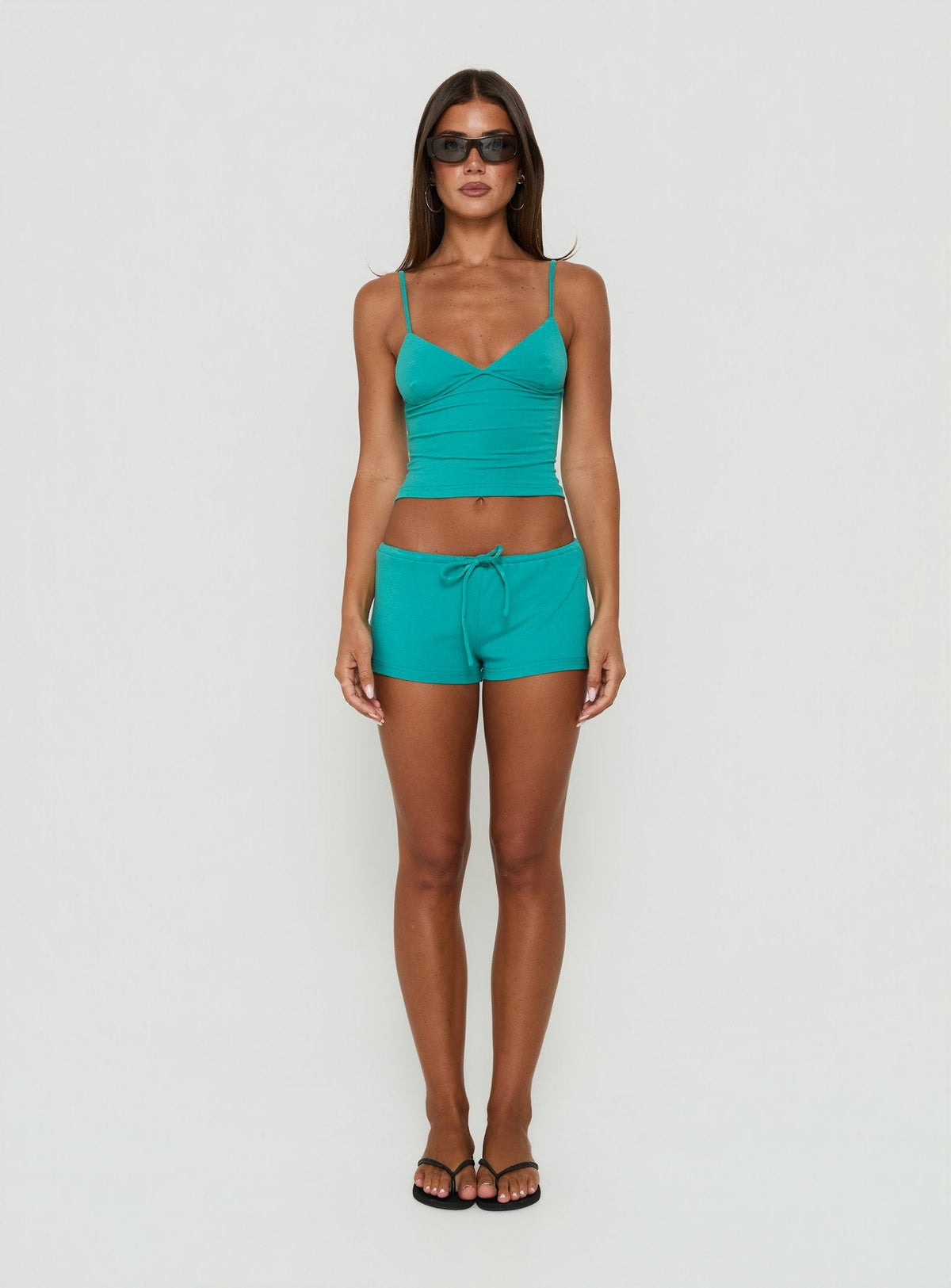 Karhlie Micro Shorts Teal