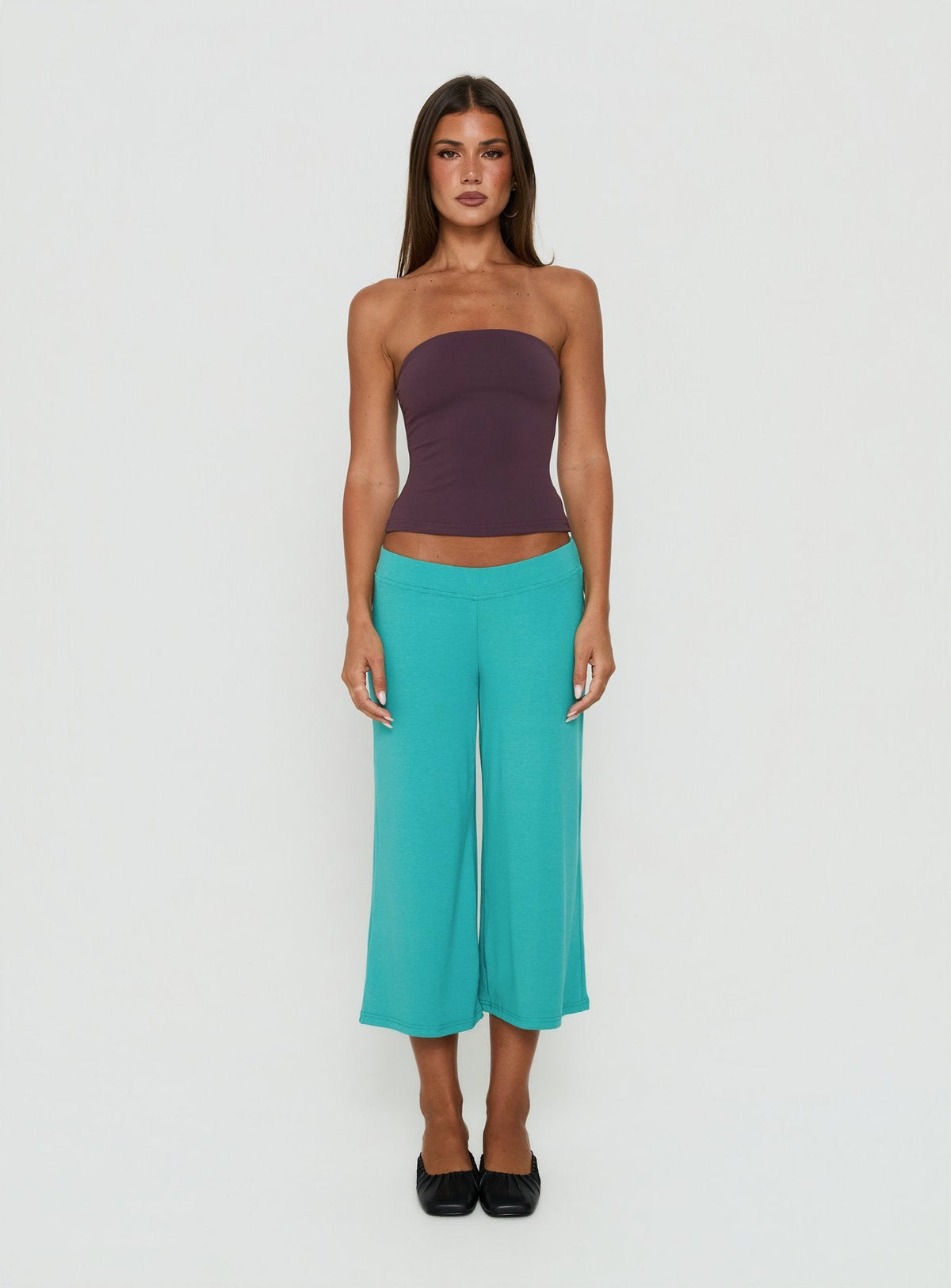 Kassey Gaucho Shorts Teal