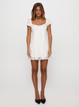 Want Your Love Playsuit White