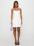 Dreams Ahead Mini Dress White