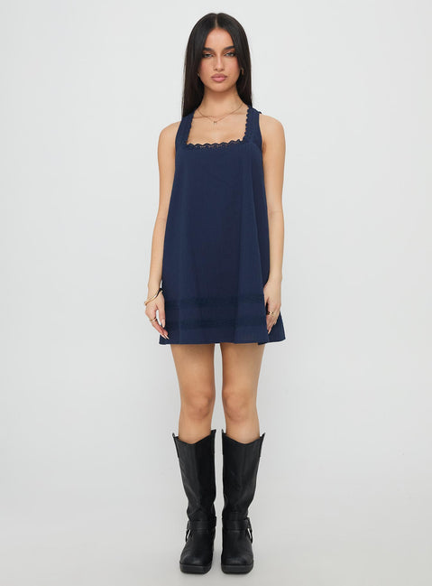 Alanah Mini Dress Navy