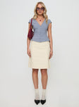 Jillian Midi Skirt Cream