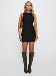 Common Sense Mini Dress Black