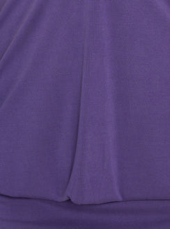 Adelique Halter Blouson Playsuit Purple