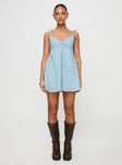 Pavlos Mini Dress Light Blue