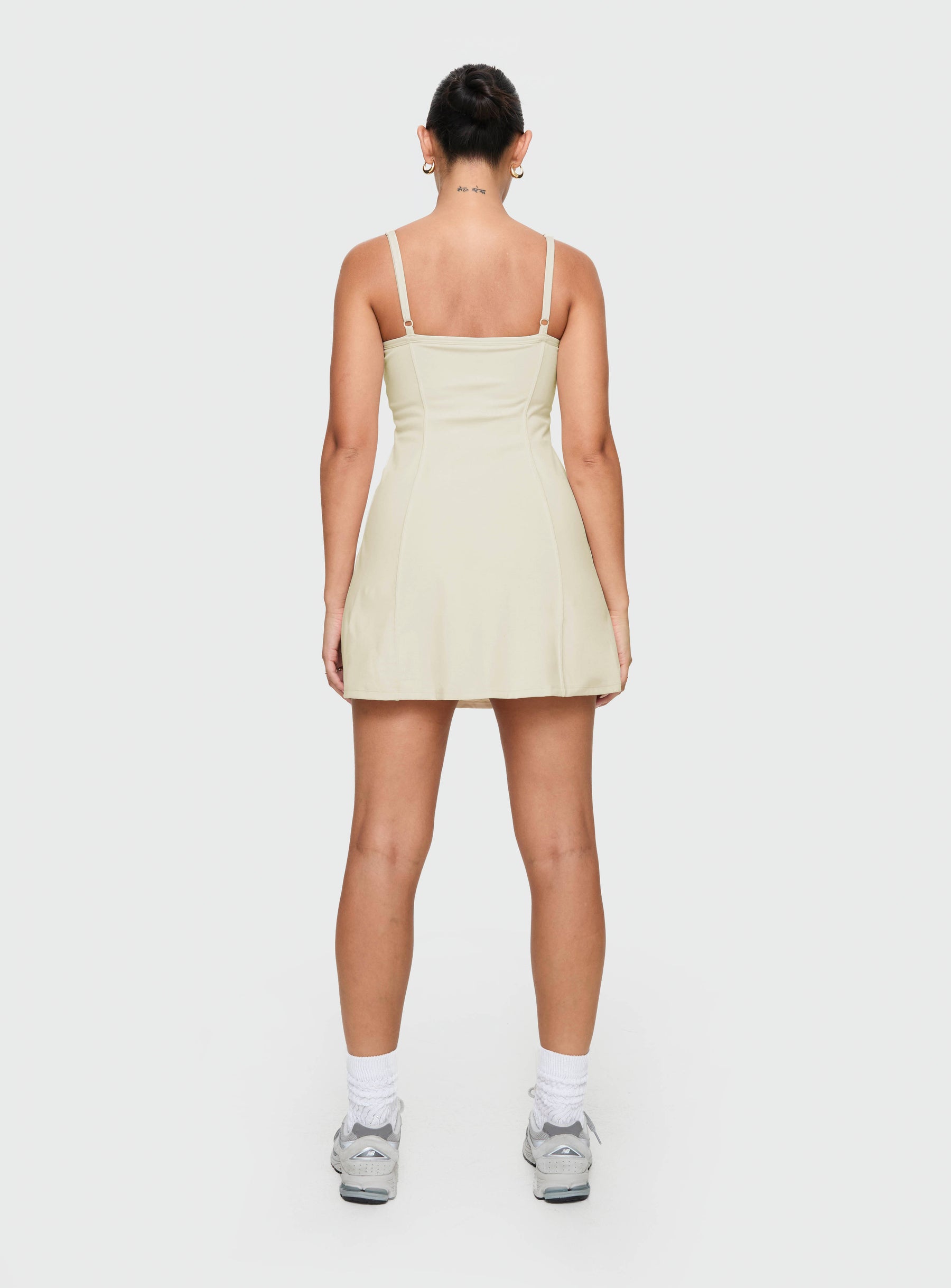 Ambition Activewear Romper Latte
