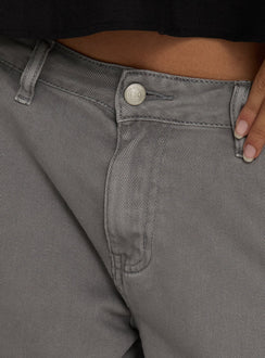 Hudsen Longline Cargo Shorts Anthrazit