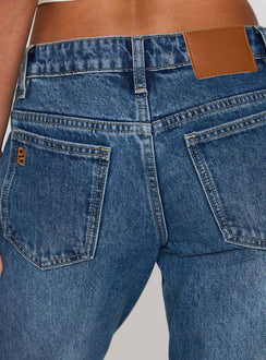 product Princess Polly Better Half Low Rise Jeans Horizon Blue Low Rise Jeans 