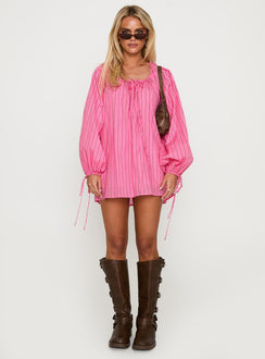 Praiza Playsuit Pink Stripe