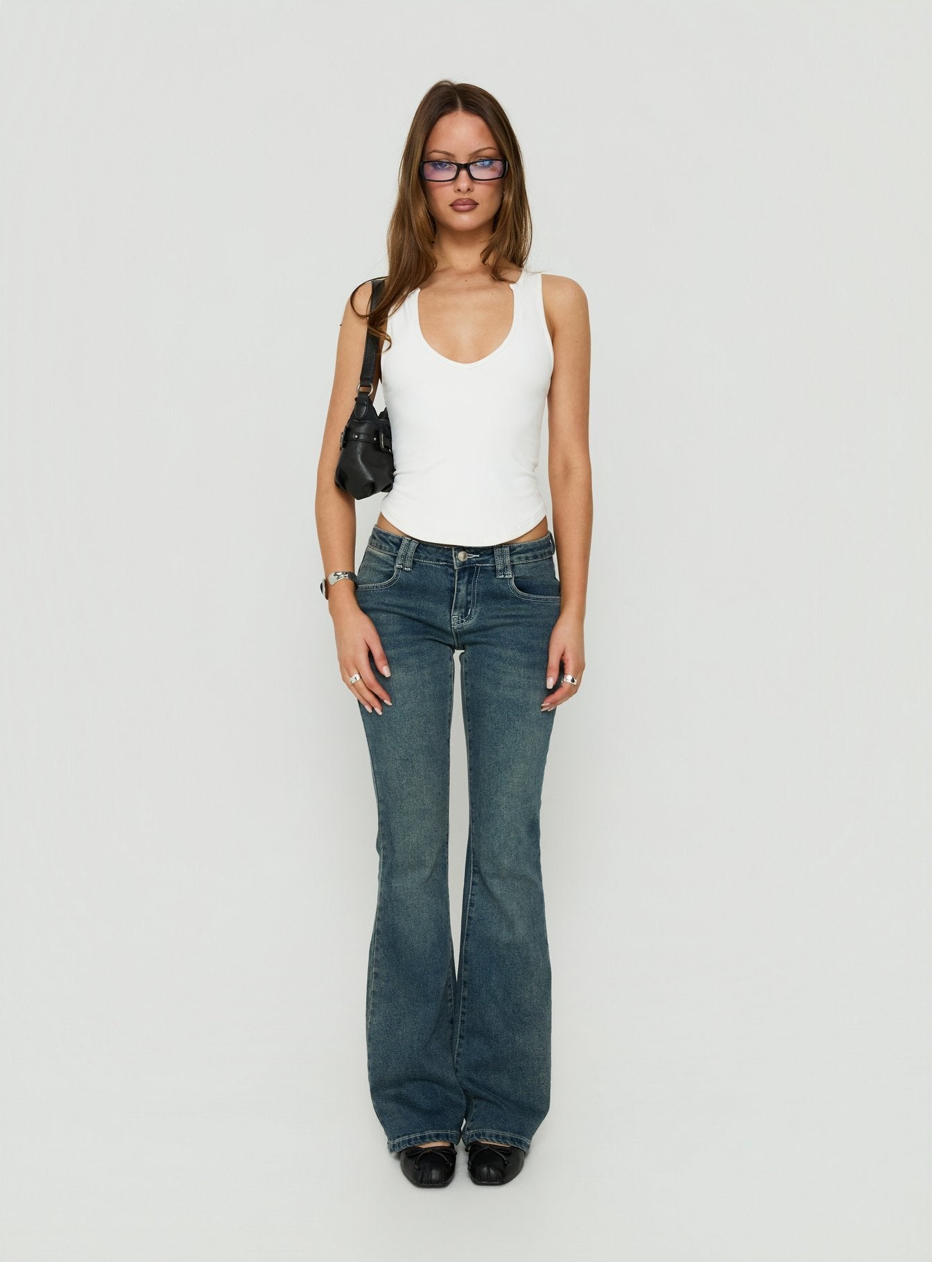 Daily Define Scoop Tank White