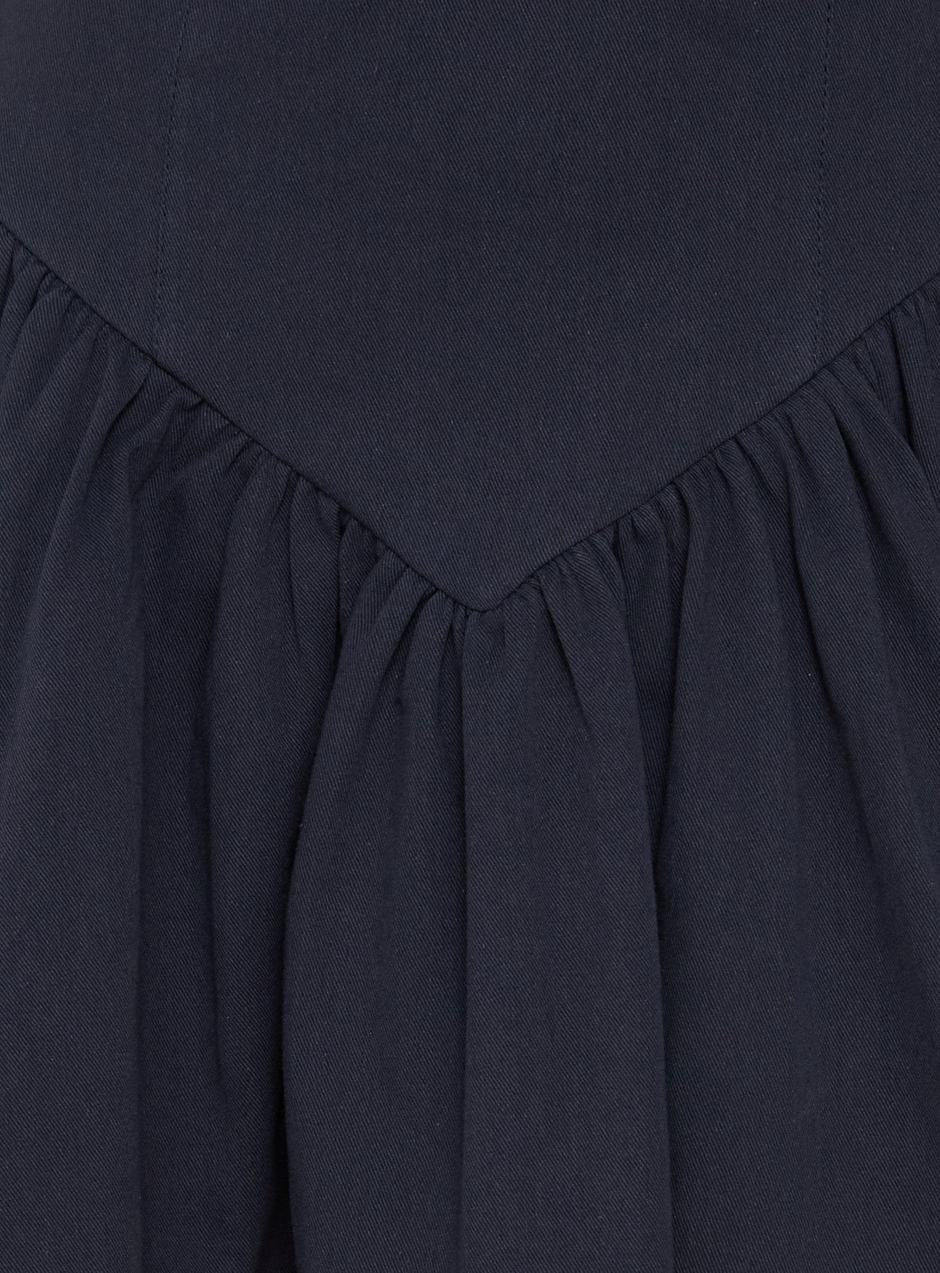 Esatora Halter Flare Minikleid Navy