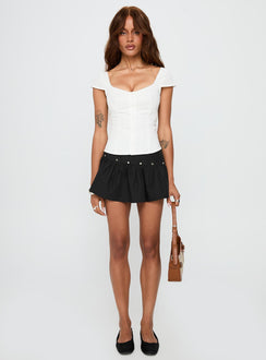 Transcendence Button Up Top White