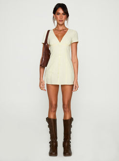 Loveliness Playsuit Lemon