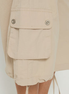 Relaxer 3/4 Cargo Trousers Beige