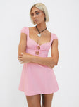 product Princess Polly Crew Neck  Alora Mini Dress Pink