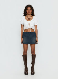 Gigi Denim Skort Dark Blue