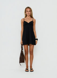 Lunya Mini Dress Black