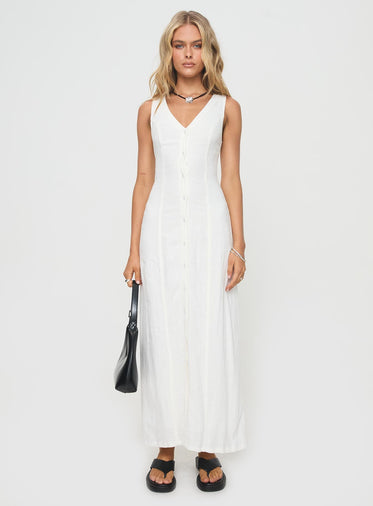 loveable gold lace maxi dress in sky blue Irina Floral Lace Paneled Maxi Lemon / Small