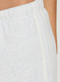 Kennah Wide Leg Sweat Pants Grey Marle