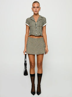 Rhom Set Brown Check