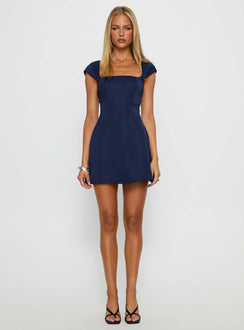 Mariza Mini Dress Navy