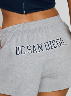 product Princess Polly UC San Diego Soffee Short Heather Grey High Waisted Shorts 