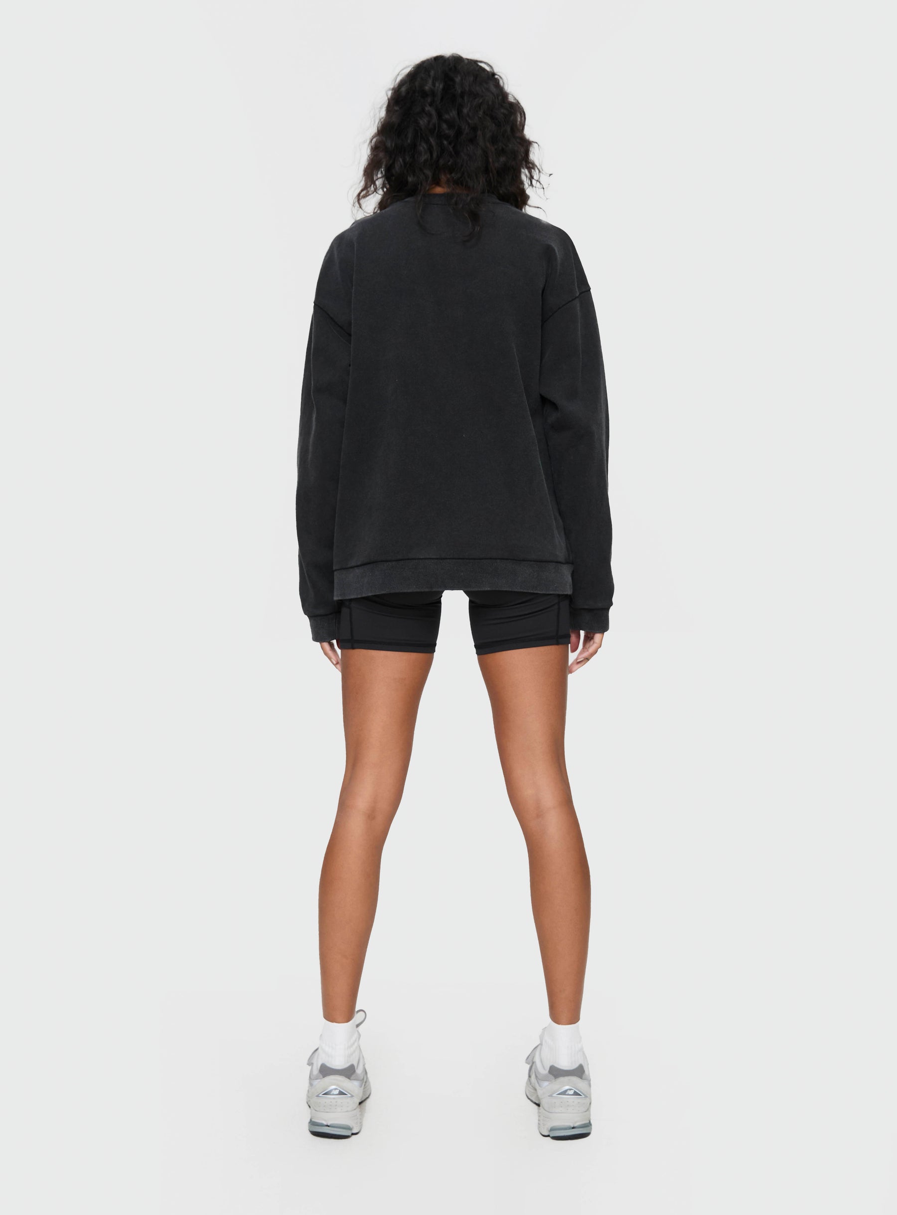 Fearlessness Activewear Crew Neck Sweatshirt Black
