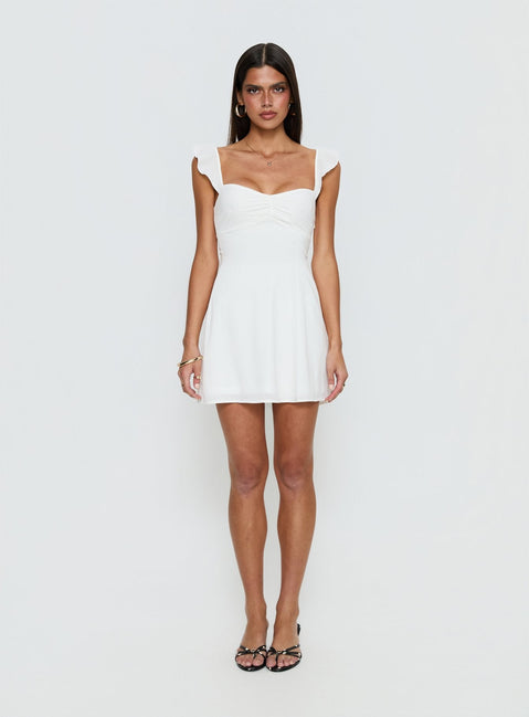 Landon Mini Dress White