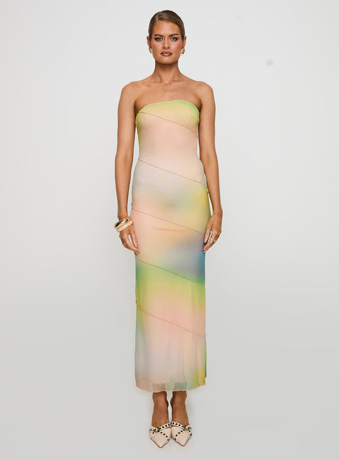 Luela Maxi Dress Tie Dye Multi