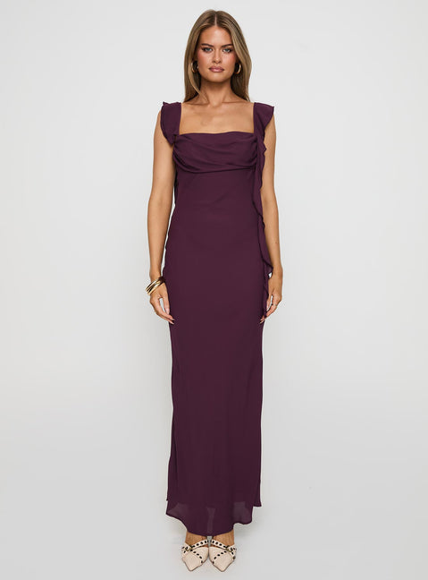 Lanai Maxi Dress Plum