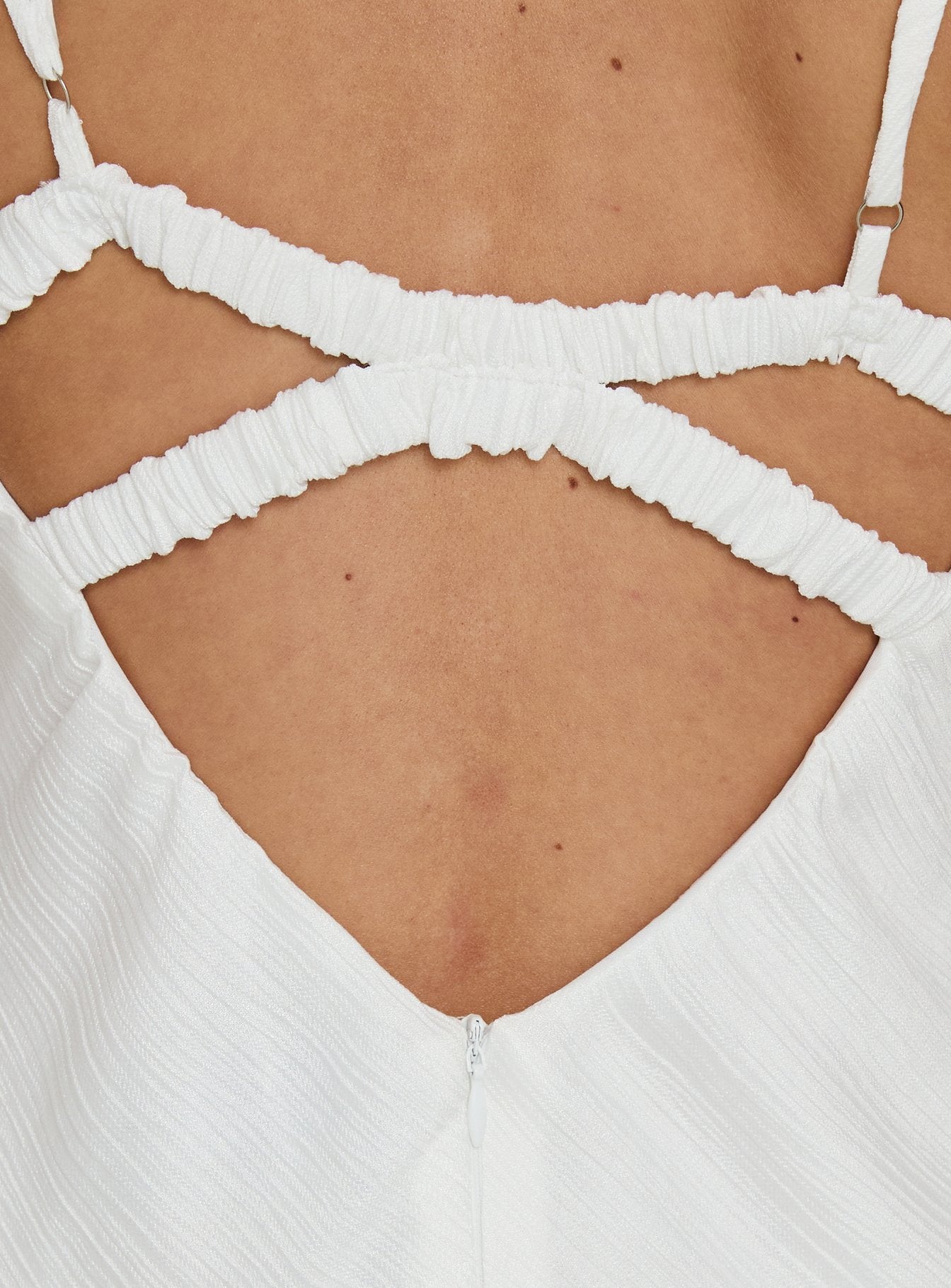 Makaia Balconette Maxi Dress White