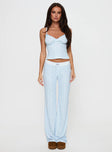 Lullabies Pointelle Sleep Pant Blue