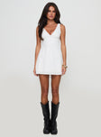 Adder Mini Dress White